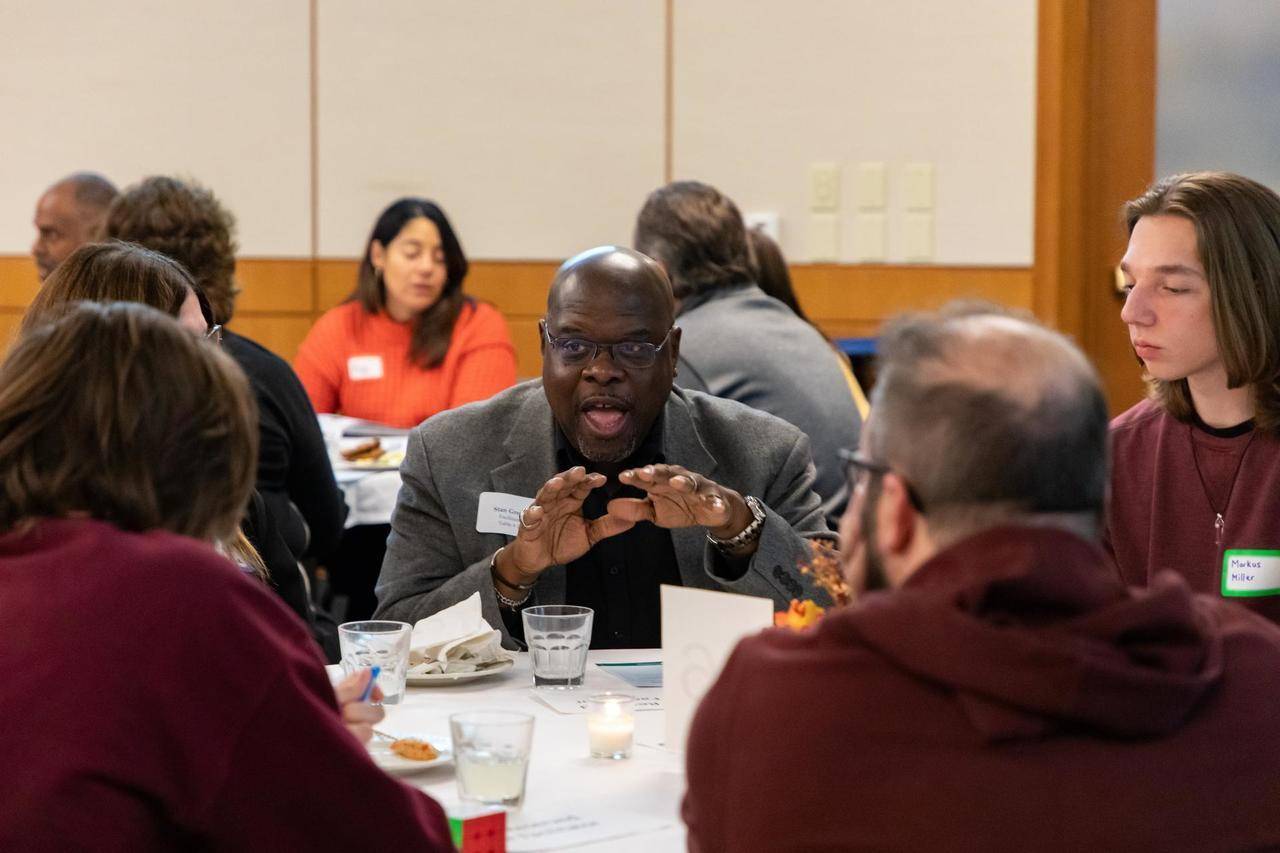 guests doing the table discussions